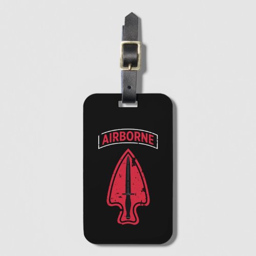 Delta Force Special Forces Distressed Luggage Tag