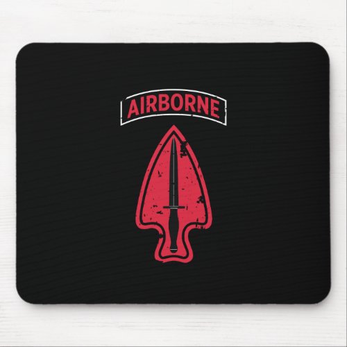 Delta Force Special Forces Distressed Mouse Pad