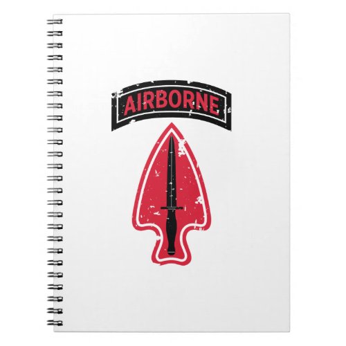 Delta Force Special Forces Distressed Notebook