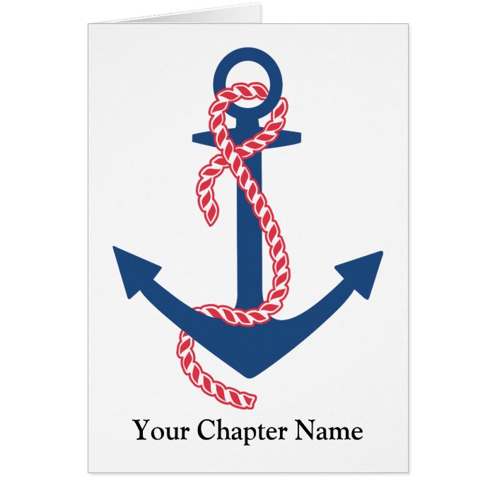 Delta Gamma Anchor Greeting Cards