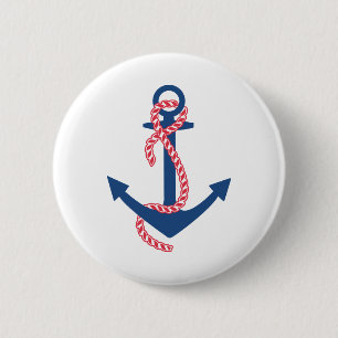 Delta Gamma Anchor Pinback Button