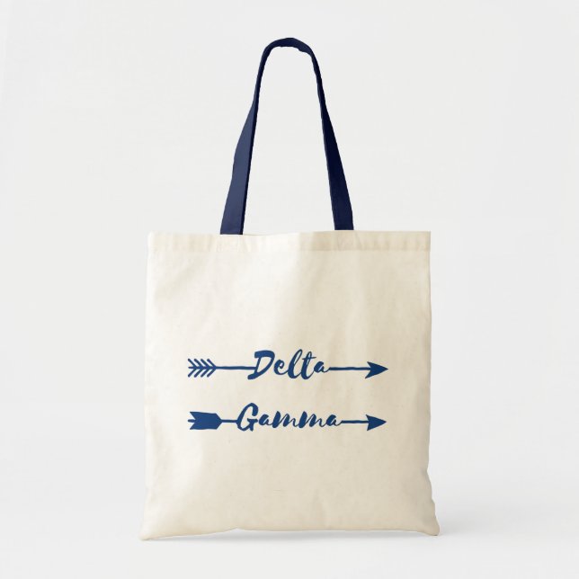 Delta Gamma | Arrow Tote Bag (Front)