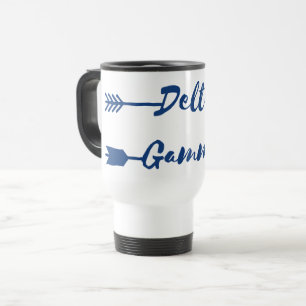 Delta Gamma   Arrow Travel Mug