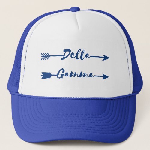 Delta Gamma  Arrow Trucker Hat