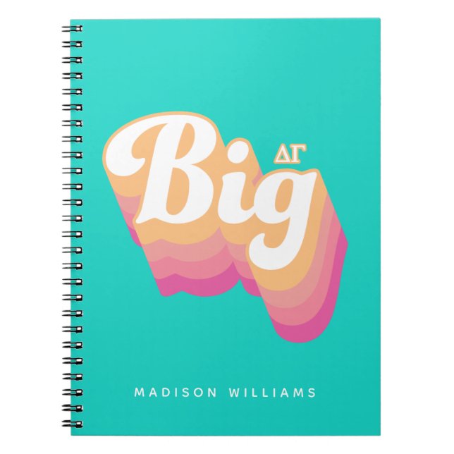 Delta Gamma | Big Notebook (Front)