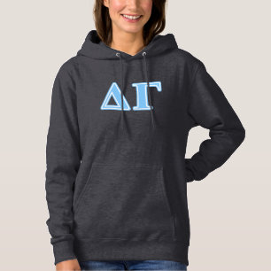 Delta Gamma Blue Letters Hoodie