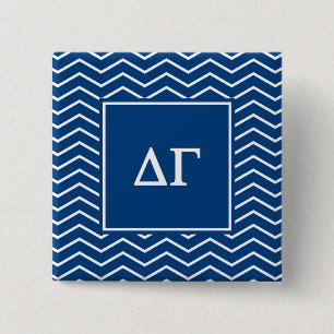 Delta Gamma   Chevron Patter Button