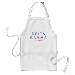 Delta Gamma Est. 1873 Adult Apron