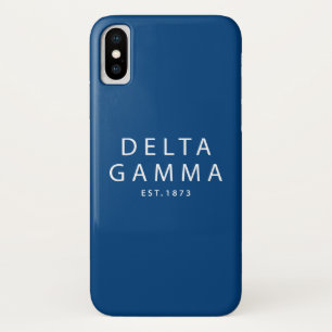 Delta Gamma   Est. 1873 iPhone X Case