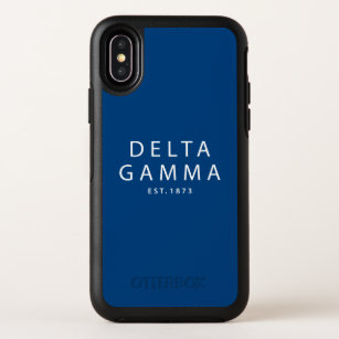 Delta Gamma   Est. 1873 OtterBox Symmetry iPhone X Case