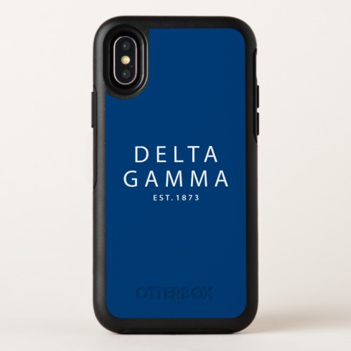 Delta Gamma  Est 1873 OtterBox Symmetry iPhone X Case