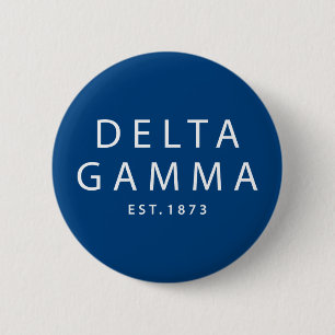 Delta Gamma   Est. 1873 Pinback Button