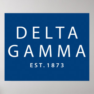 Delta Gamma Est. 1873 Poster
