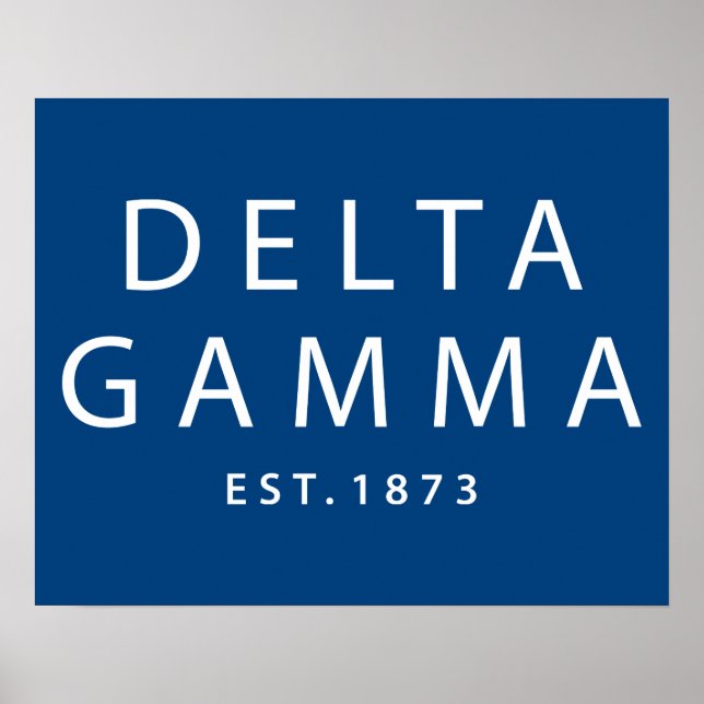 Delta Gamma | Est. 1873 Poster (Front)