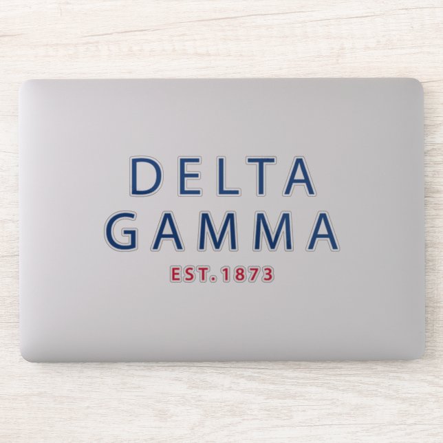 Delta Gamma | Est. 1873 Sticker (Computer)