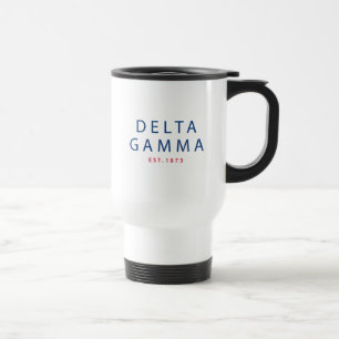 Delta Gamma   Est. 1873 Travel Mug