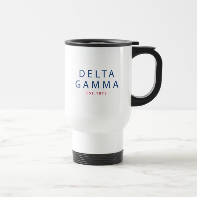 Delta Gamma | Est. 1873 Travel Mug (Right)