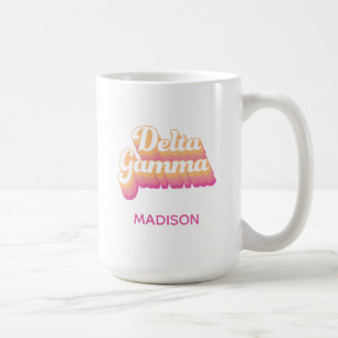 Delta Gamma   Groovy Script Coffee Mug