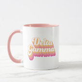 Delta Gamma | Groovy Script Mug (Left)