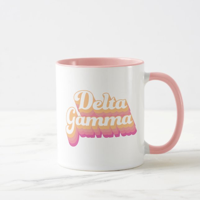 Delta Gamma | Groovy Script Mug (Right)