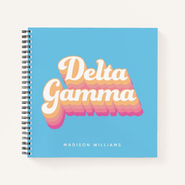 Delta Gamma | Groovy Script Notebook (Front)