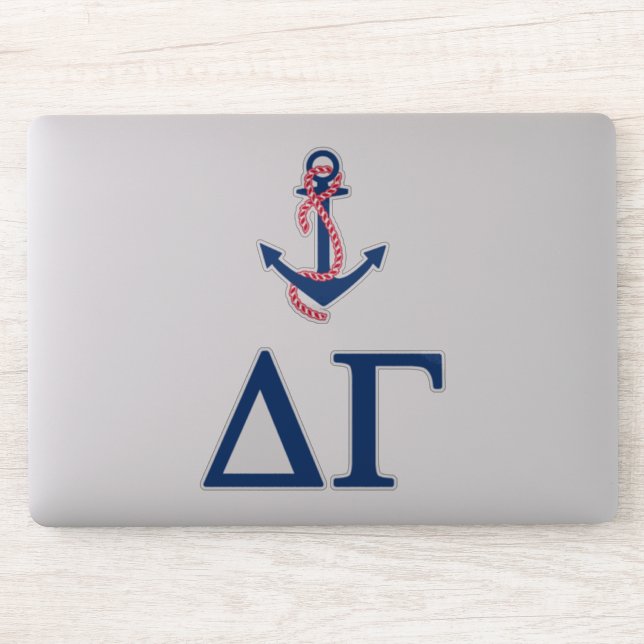 Delta Gamma | Lil Script Sticker (Computer)