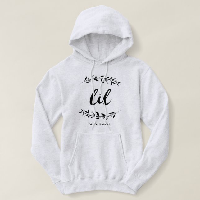 Delta Gamma | Lil Wreath Hoodie (Design Front)