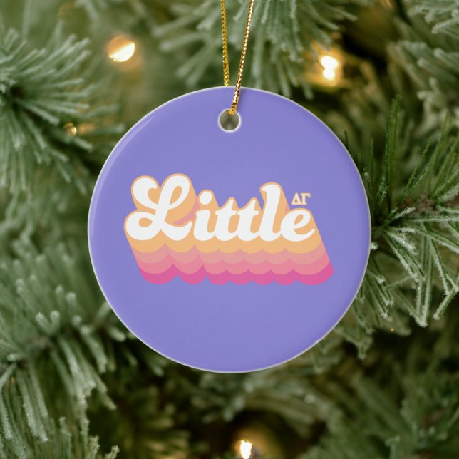 Delta Gamma | Little Ceramic Ornament (Tree)