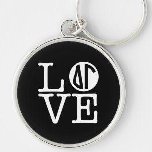 Delta Gamma Love Keychain