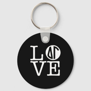 Delta Gamma   Love Keychain