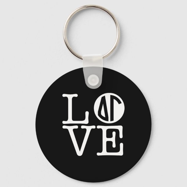Delta Gamma | Love Keychain (Front)