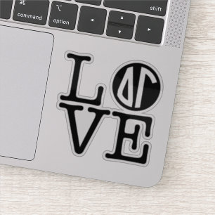 Delta Gamma   Love Sticker