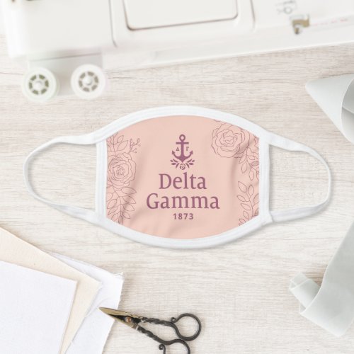 Delta Gamma Pink Face Mask