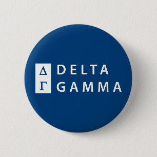 Delta Gamma   Stacked Logo Pinback Button