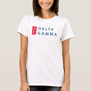 Delta Gamma Stacked Logo T-Shirt