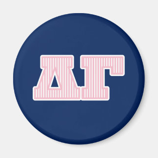 Delta Gamma Striped Graphic Magnet