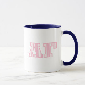 Delta Gamma Striped Graphic Mug