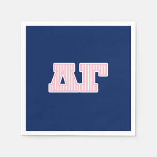 Delta Gamma Striped Graphic Napkins
