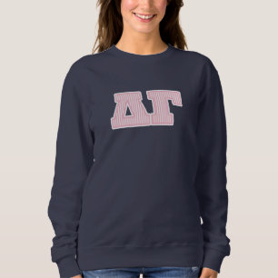 Delta Gamma Striped Graphic Sweatshirt