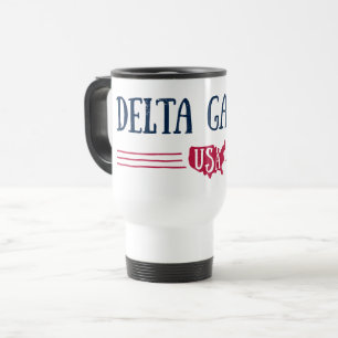 Delta Gamma   USA Travel Mug