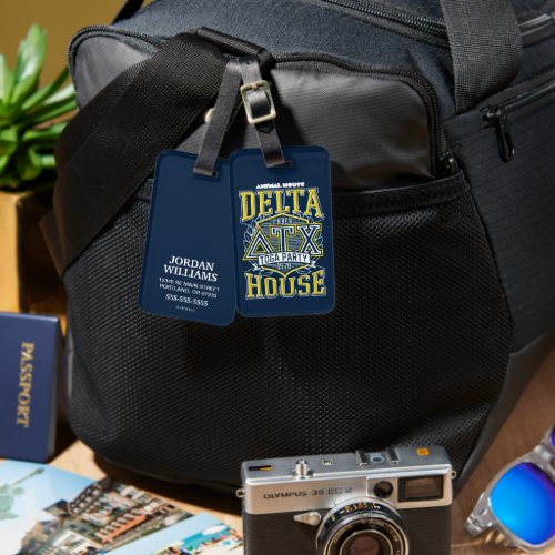 Delta House Toga Party Luggage Tag
