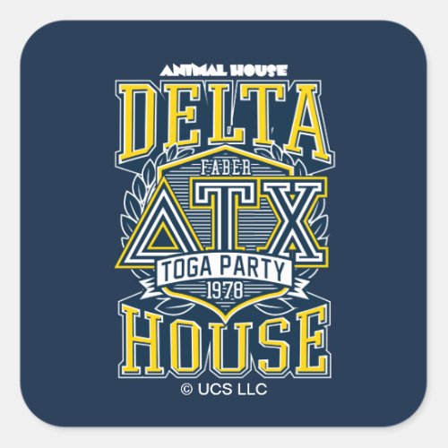 Delta House Toga Party Square Sticker