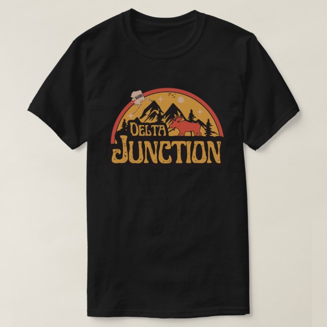 Delta Junction, Alaska-Shirt T-Shirt (Design Front)