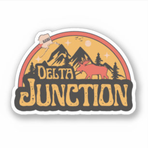 Delta Junction, Alaska Sticker