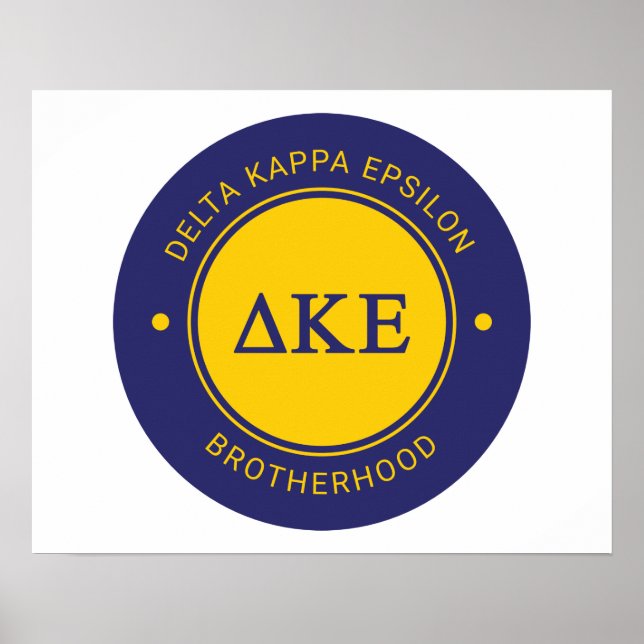 Delta Kappa Epsilon | Badge Poster (Front)
