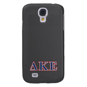 Delta Kappa Epsilon Blue and Red Letters Samsung Galaxy S4 Case