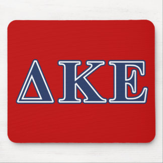 Delta Kappa Epsilon Blue Letters Mouse Pad