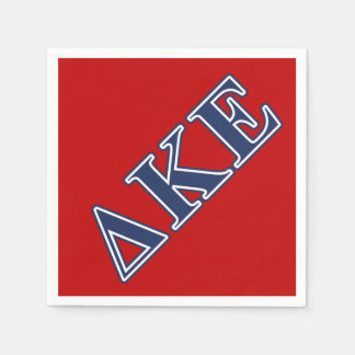 Delta Kappa Epsilon Blue Letters Paper Napkins