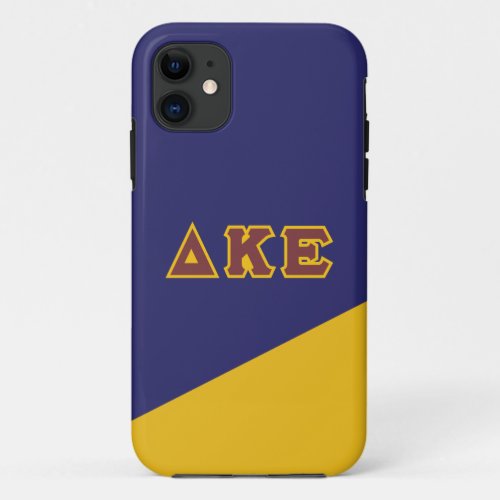 Delta Kappa Epsilon  Greek Lettersai iPhone 11 Case