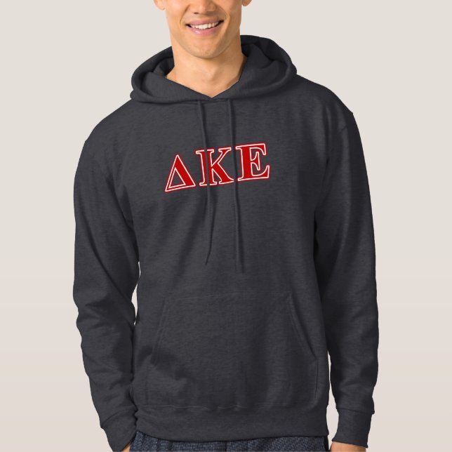 Delta Kappa Epsilon Red Letters Hoodie (Front)